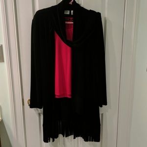 Chico's fringed jacket